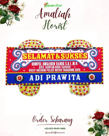 Papan Bunga Ucapan Selamat Sudimanik